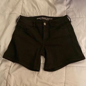 Brand new, never worn!! Black super stretch shorts from America Eagle!